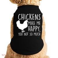 Chickens Make Me Happy, You Not So Much Funny Doggie Tank thumb 0