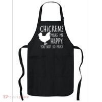 Chickens Make Me Happy, You Not So Much Funny Apron thumb 0