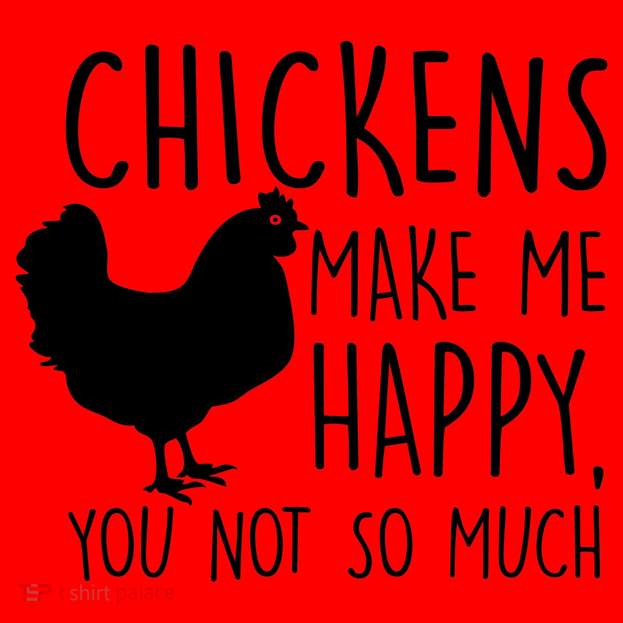 Chickens Make Me Happy, You Not So Much Funny Santa Hat