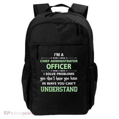 Chief Administrator Officer  Backpack