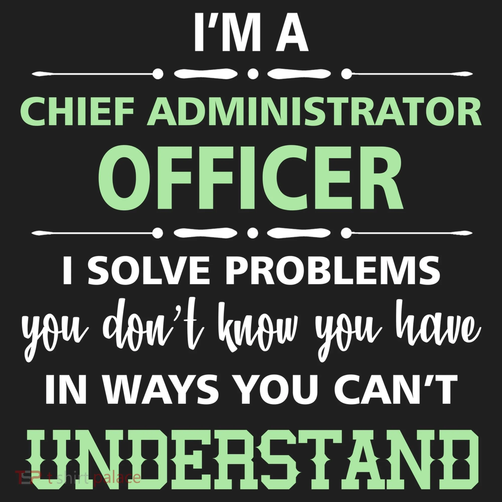 Chief Administrator Officer  Golf Towel
