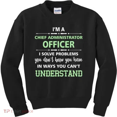 Chief Administrator Officer  Kids Sweatshirt