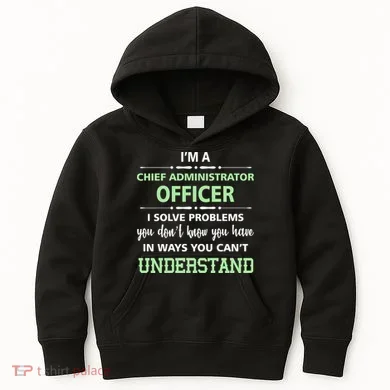 Chief Administrator Officer Kids Hoodie