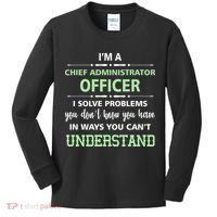 Chief Administrator Officer  Kids Long Sleeve Shirt thumb 0