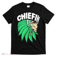 Chiefin Smoke Weed Native American T-Shirt thumb 0