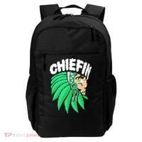 Chiefin Smoke Weed Native American Backpack thumb 0