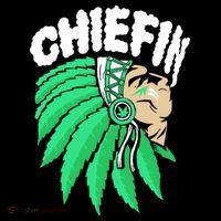 Chiefin Smoke Weed Native American Coaster thumb 2
