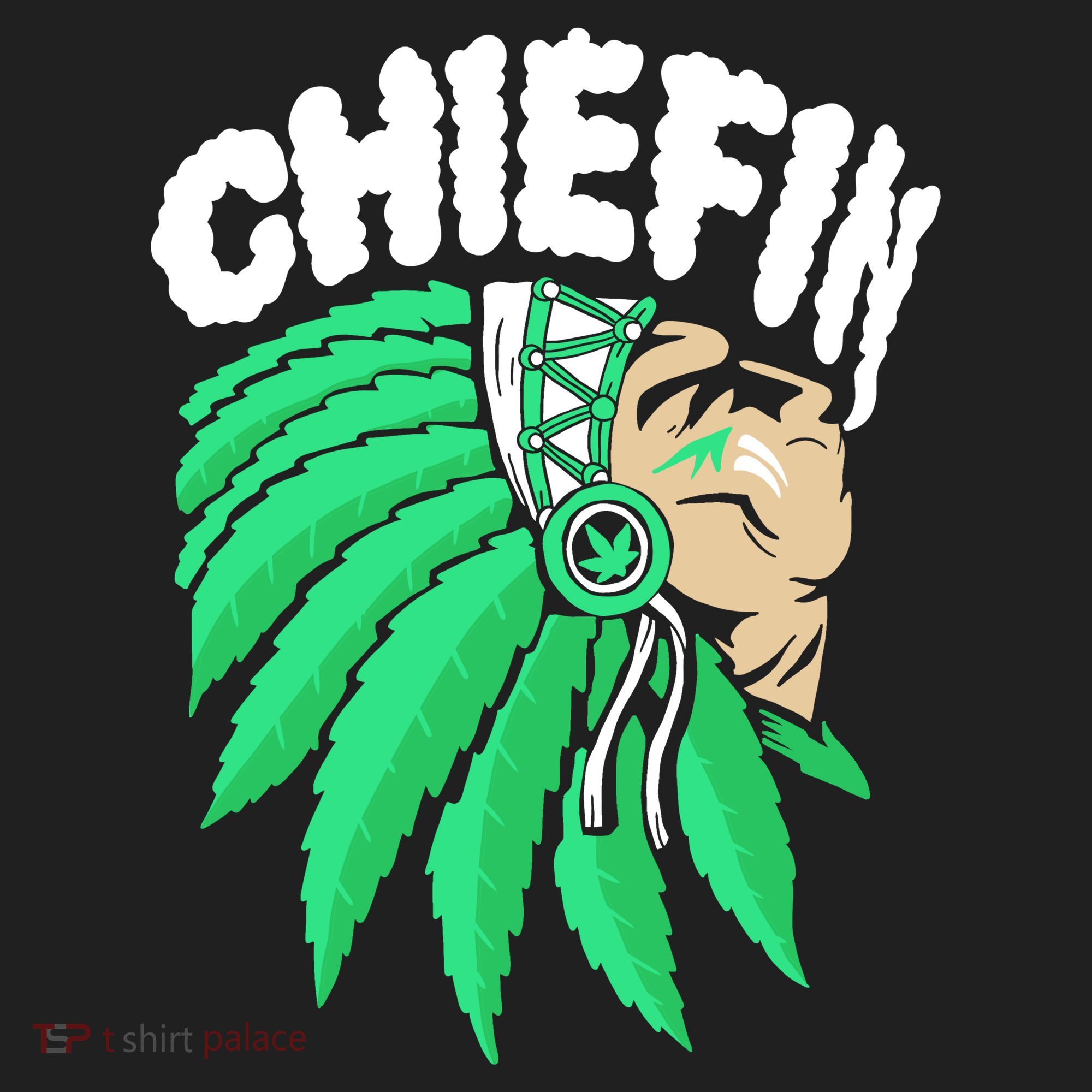 Chiefin Smoke Weed Native American Tumbler