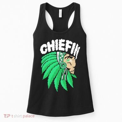 Chiefin Smoke Weed Native American Women's Tank Top