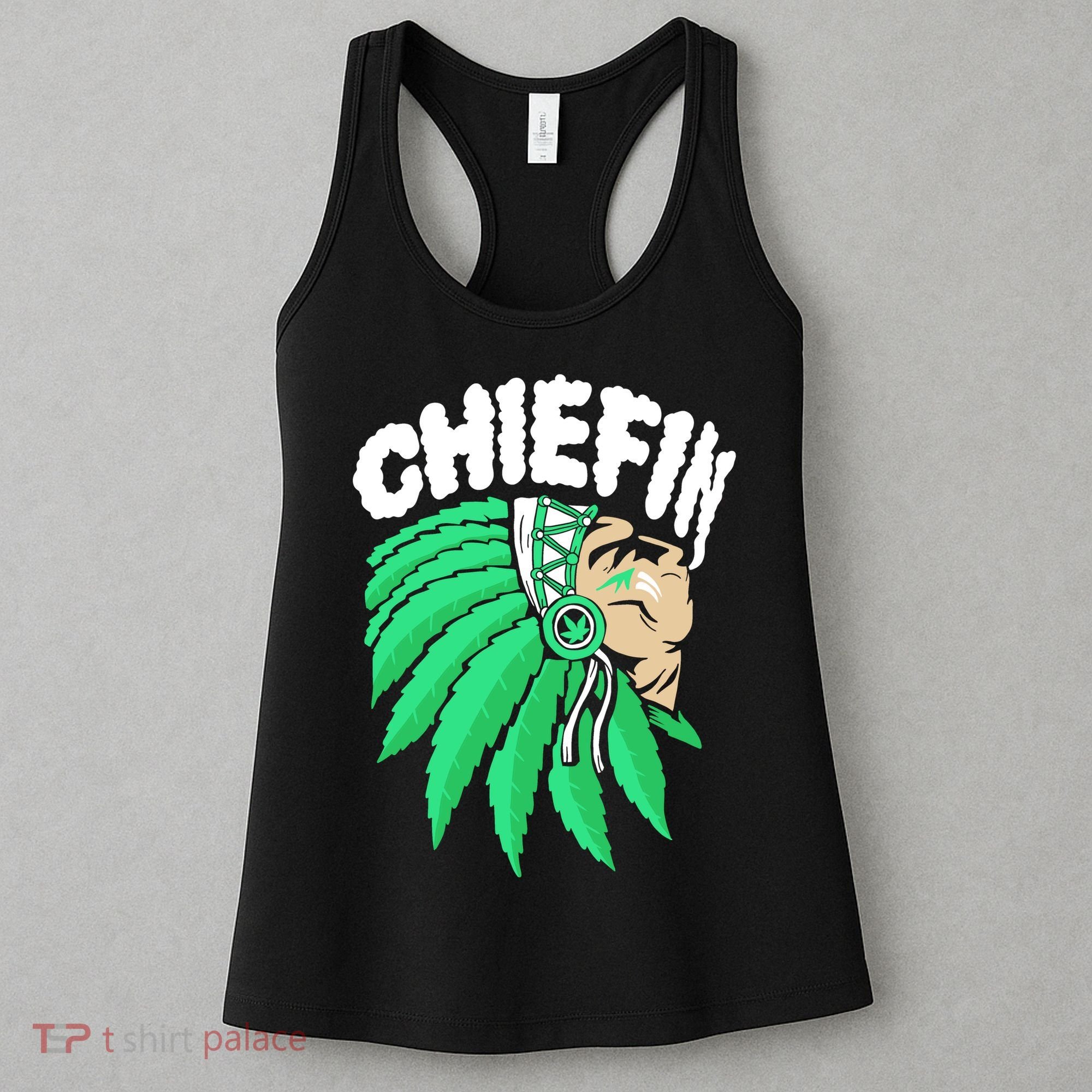Chiefin Smoke Weed Native American Women's Tank Top