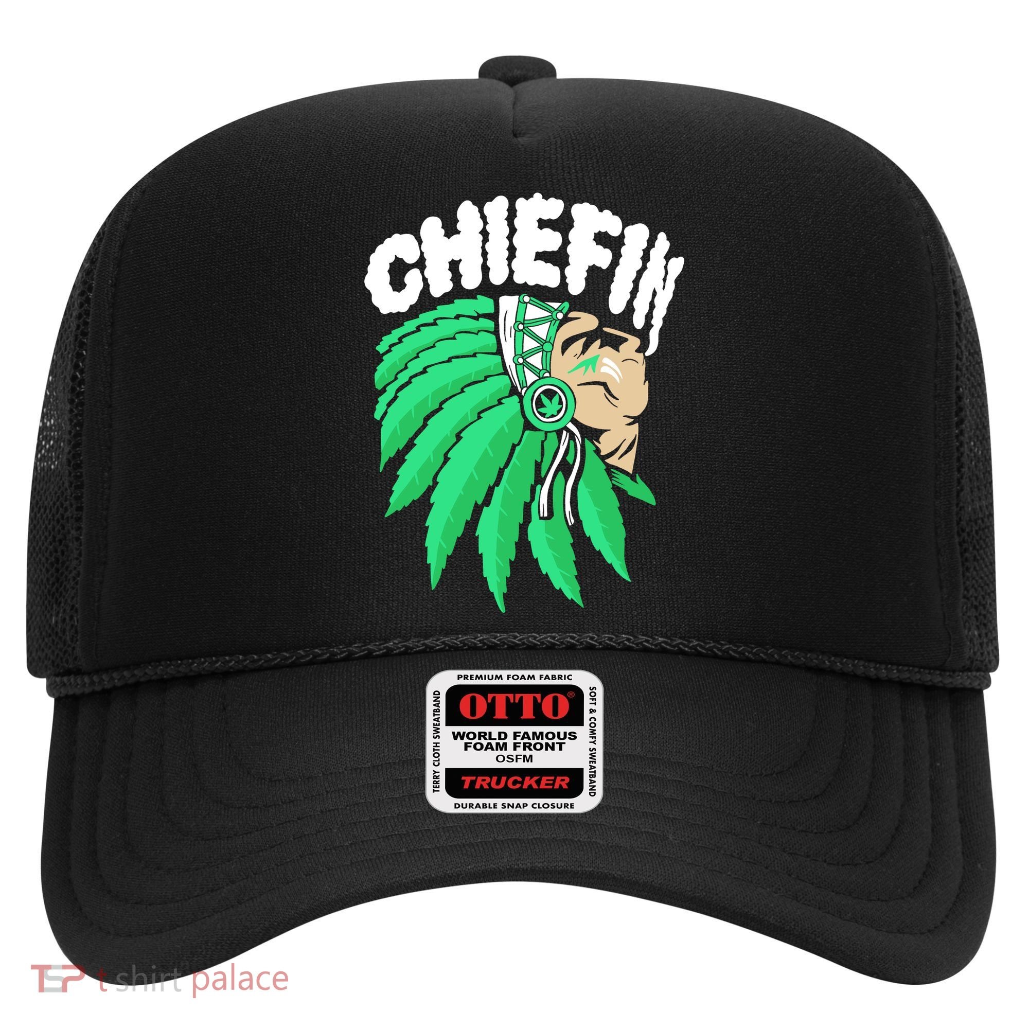 Chiefin Smoke Weed Native American Hat