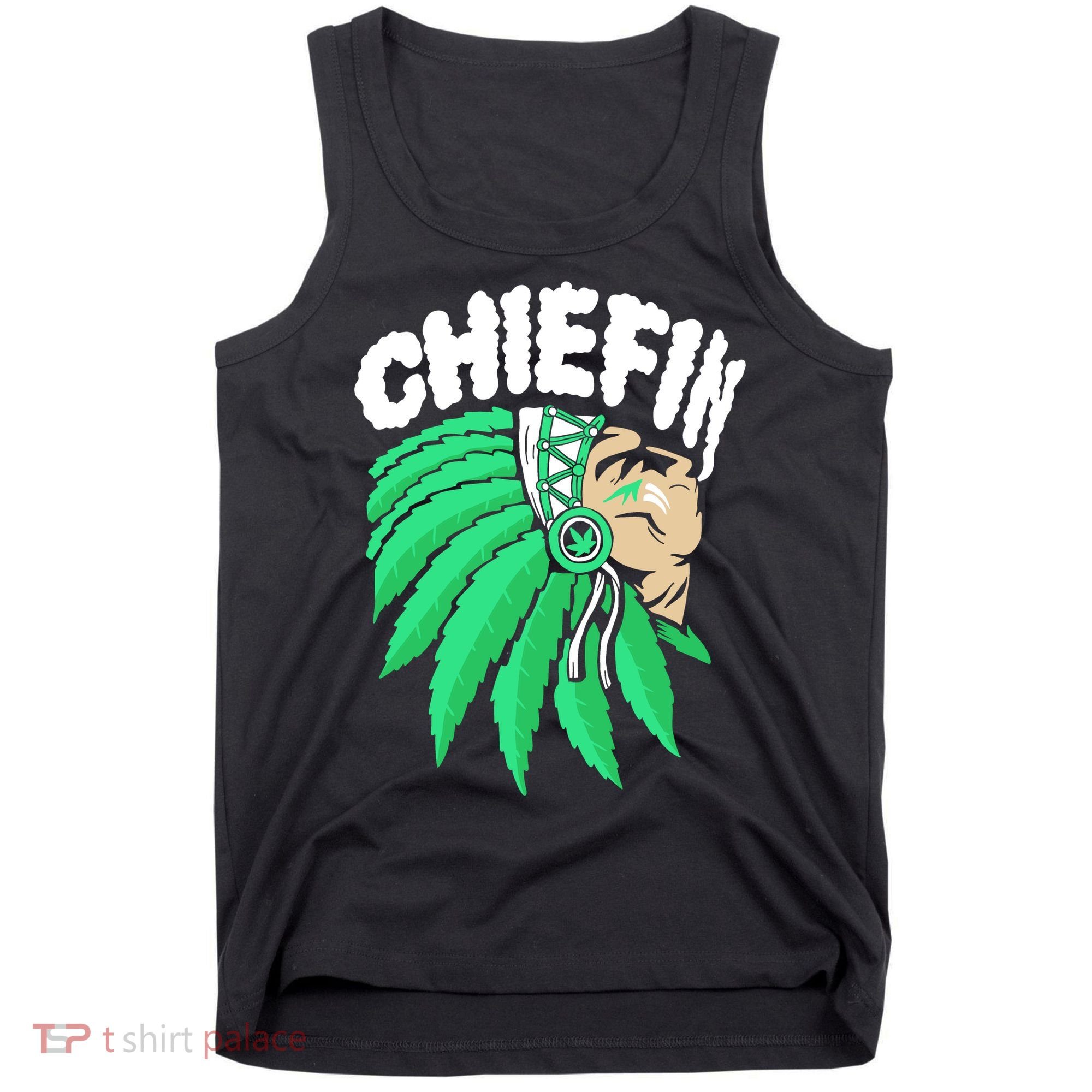 Chiefin Smoke Weed Native American Tank Top
