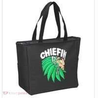 Chiefin Smoke Weed Native American Tote Bag thumb 2