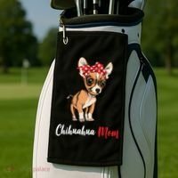 Chihuahua Mom Golf Towel thumb 2