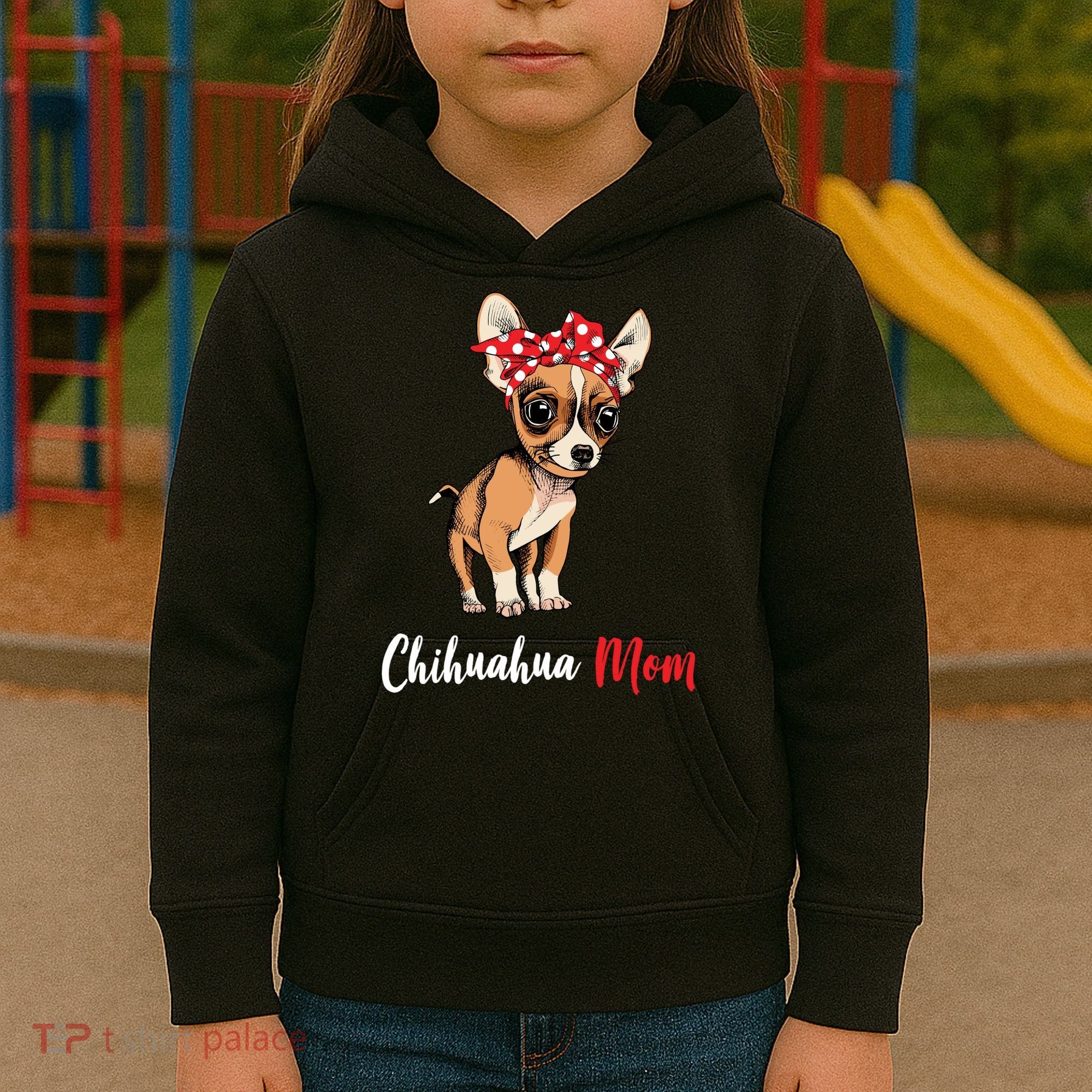 Chihuahua Mom Kids Hoodie