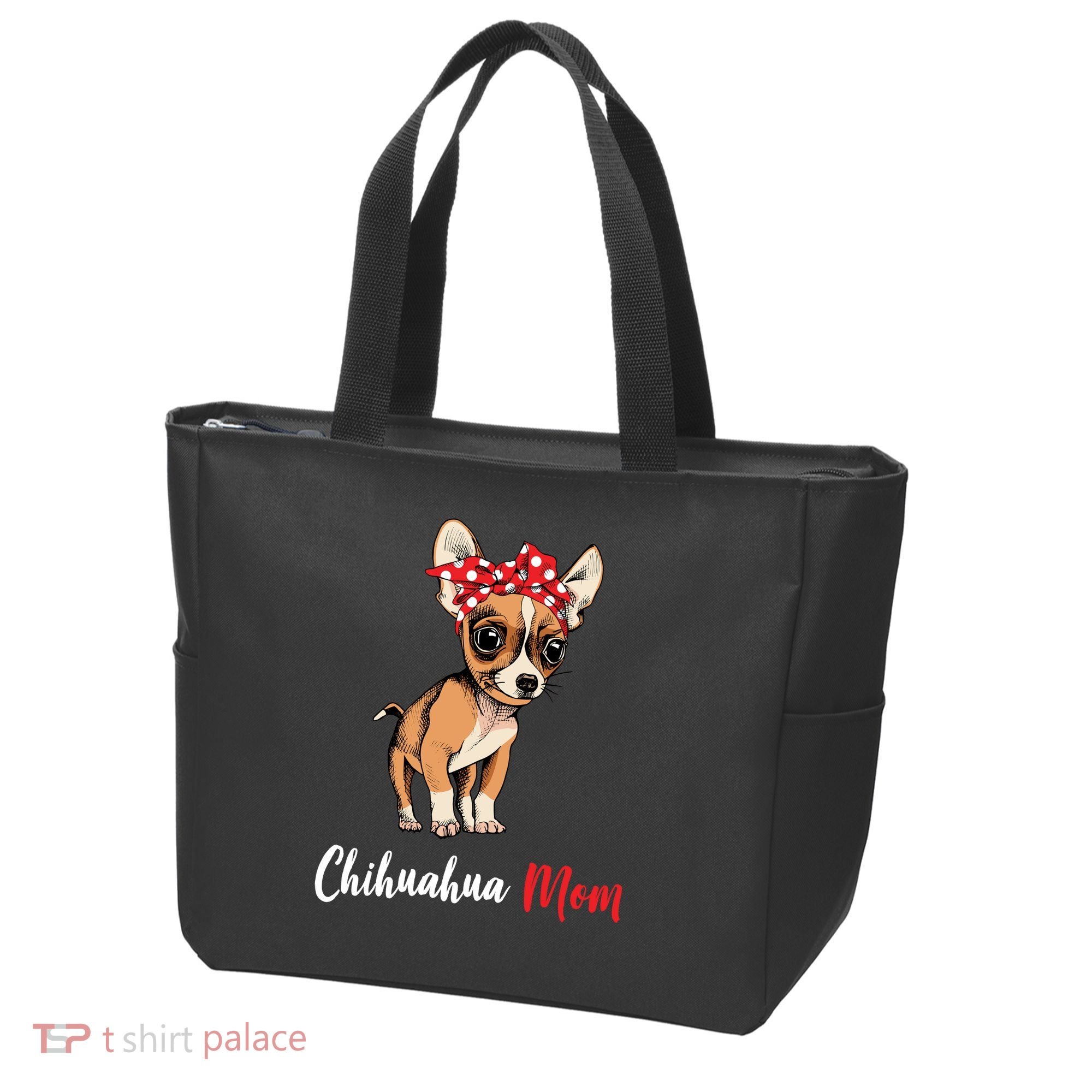 Chihuahua Mom Tote Bag