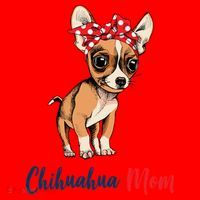 Chihuahua Mom Santa Hat thumb 1