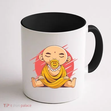 Child Buddha Coffee Mug back