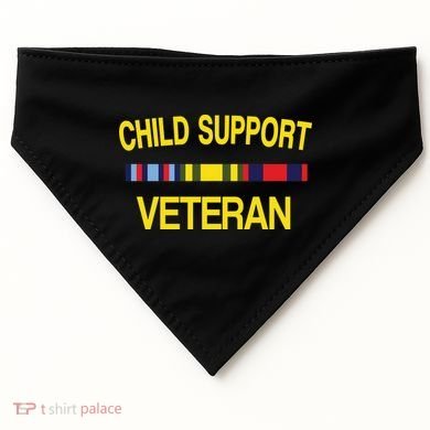 Child Support Veteran USA-Made Doggie Bandana