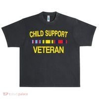 Child Support Veteran Urban Oversized Heavyweight T-Shirt thumb 0