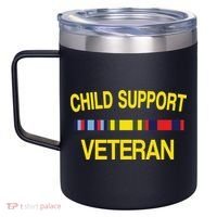Child Support Veteran 12oz Stainless Steel Coffee Mug thumb 2