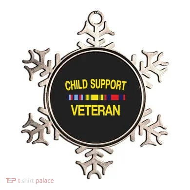 Child Support Veteran Ornament