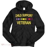 Child Support Veteran Tie Dye Hoodie thumb 0