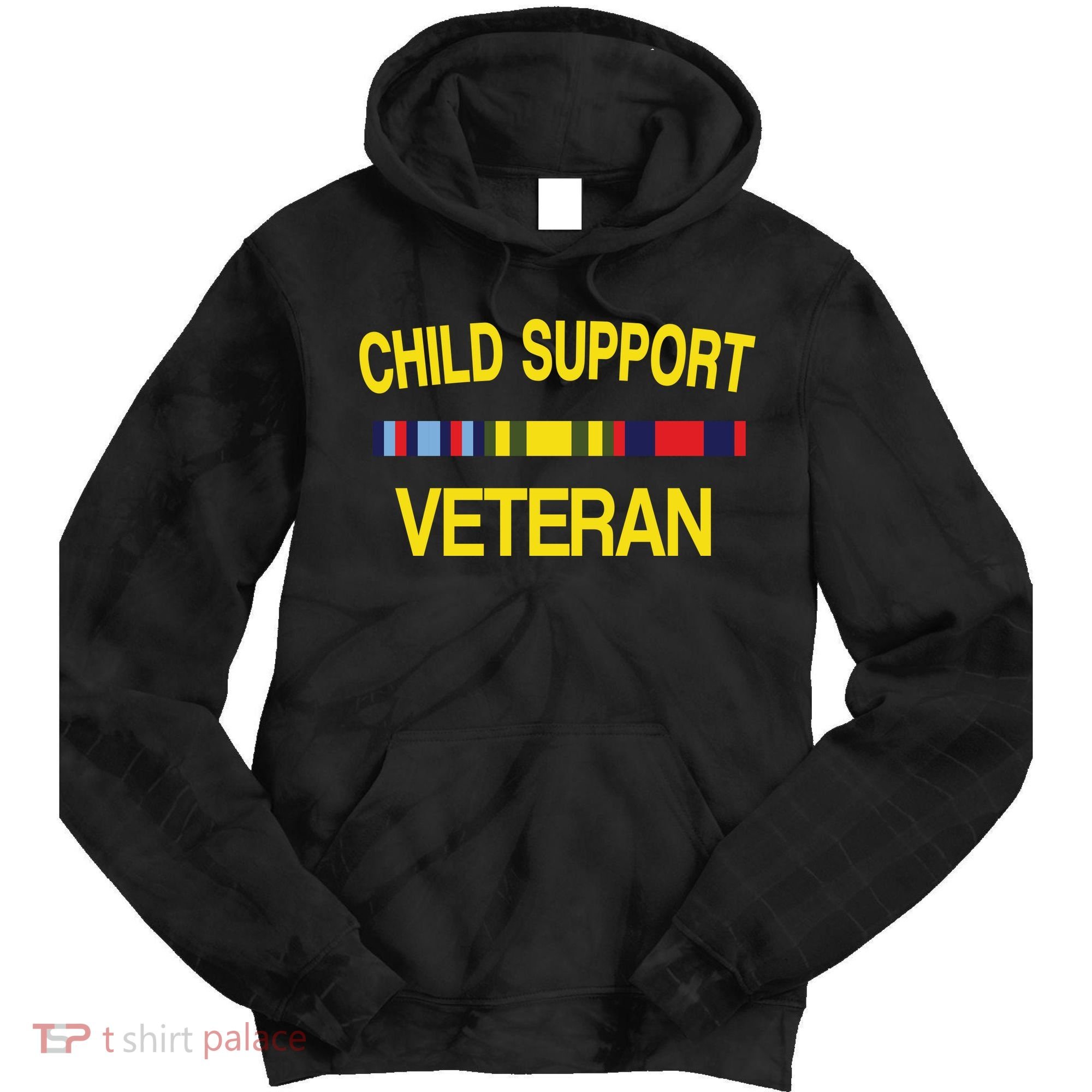 Child Support Veteran Tie Dye Hoodie