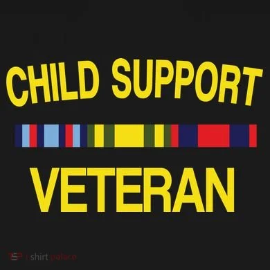 Child Support Veteran Tie-Dye Long Sleeve Shirt