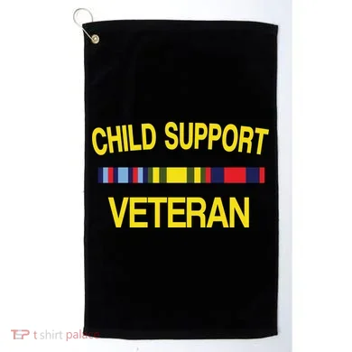 Child Support Veteran Golf Towel