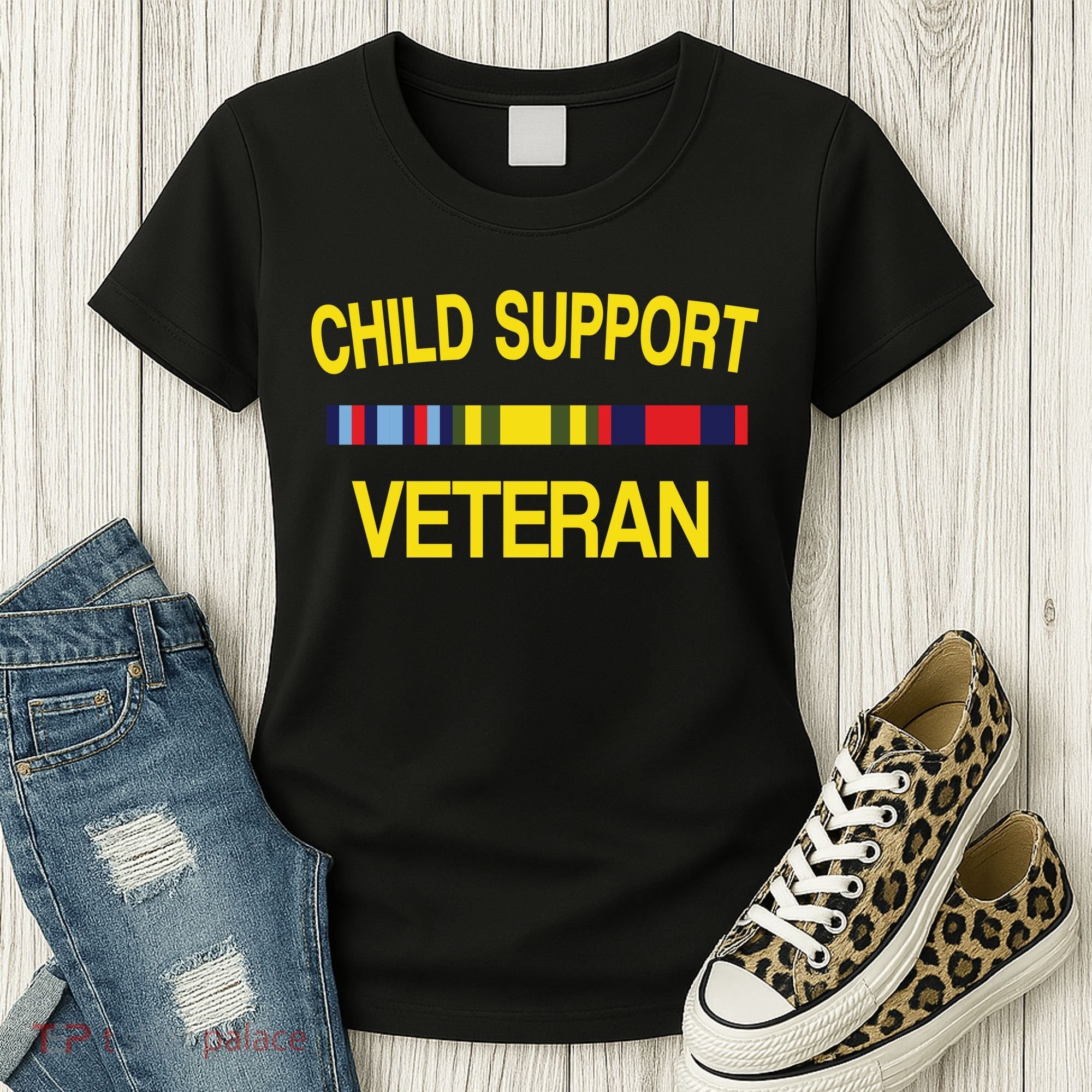 Child Support Veteran Women's T-Shirt