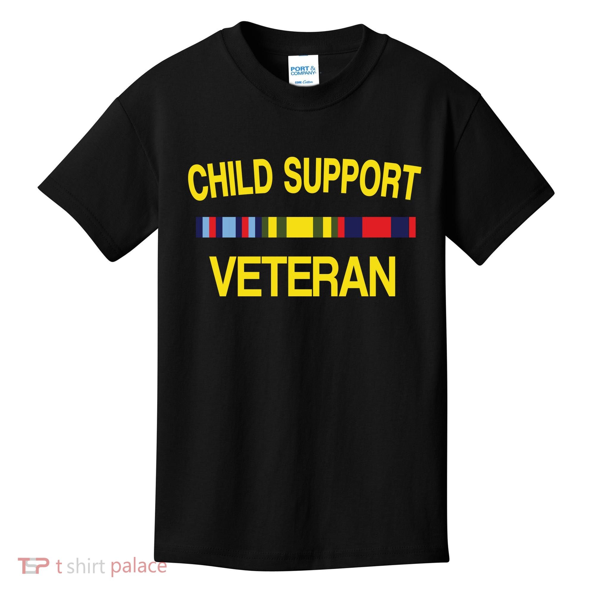 Child Support Veteran Kids T-Shirt