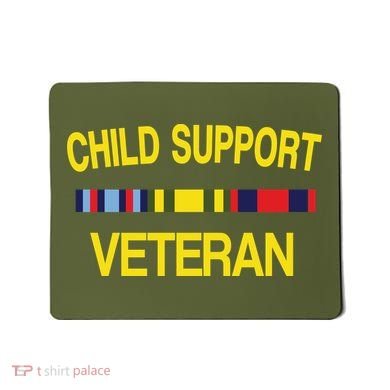 Child Support Veteran Mousepad