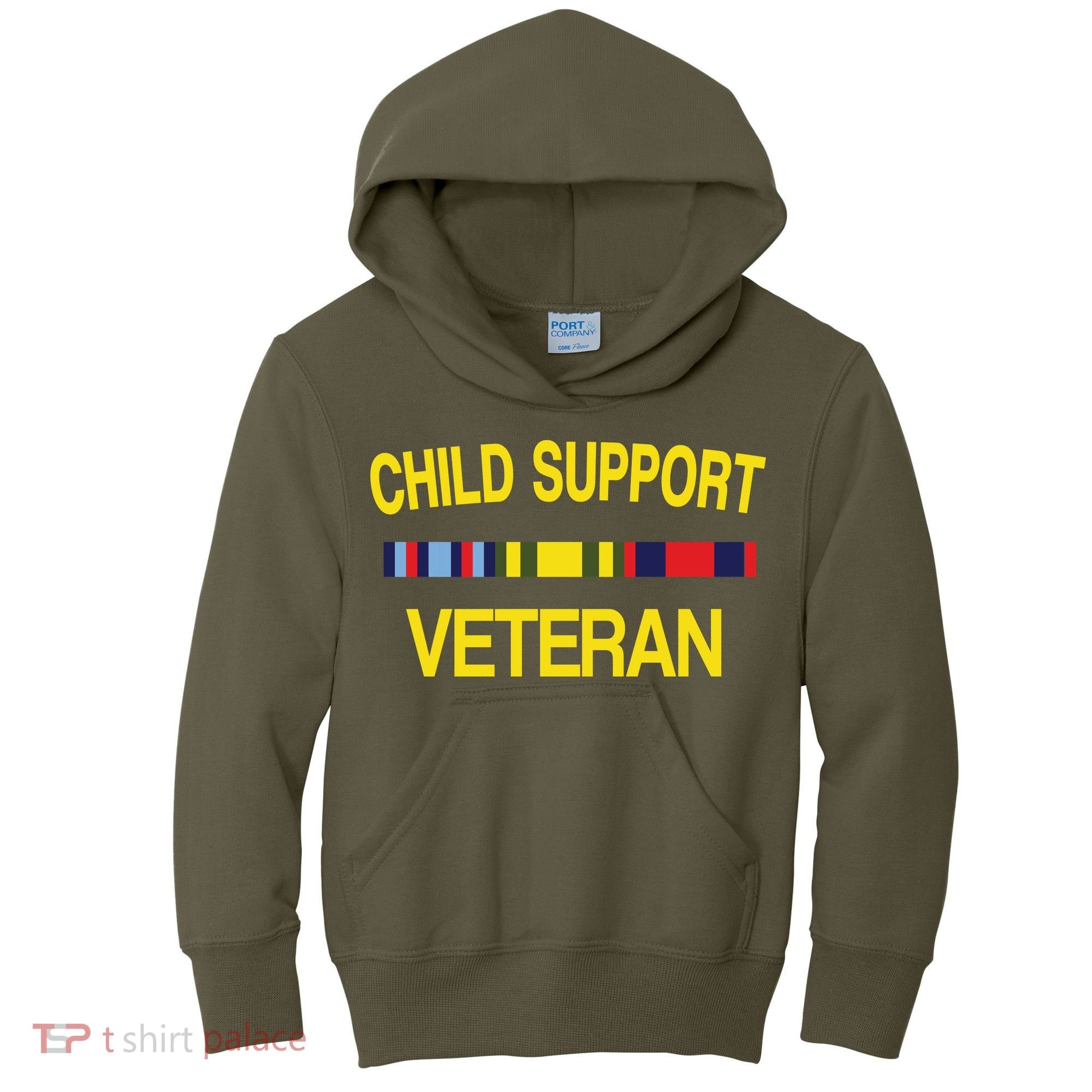 Child Support Veteran Kids Hoodie