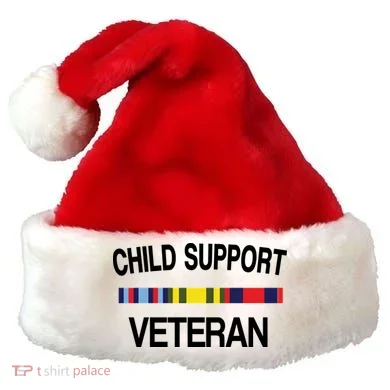 Child Support Veteran Santa Hat