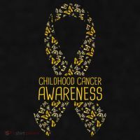 Childhood Cancer Awareness Ladies PosiCharge Tri-Blend Wicking Tank thumb 2