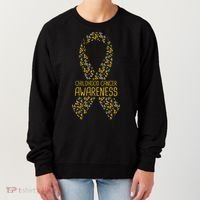 Childhood Cancer Awareness Women's Sweatshirt thumb 0