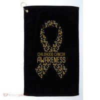 Childhood Cancer Awareness Golf Towel thumb 0