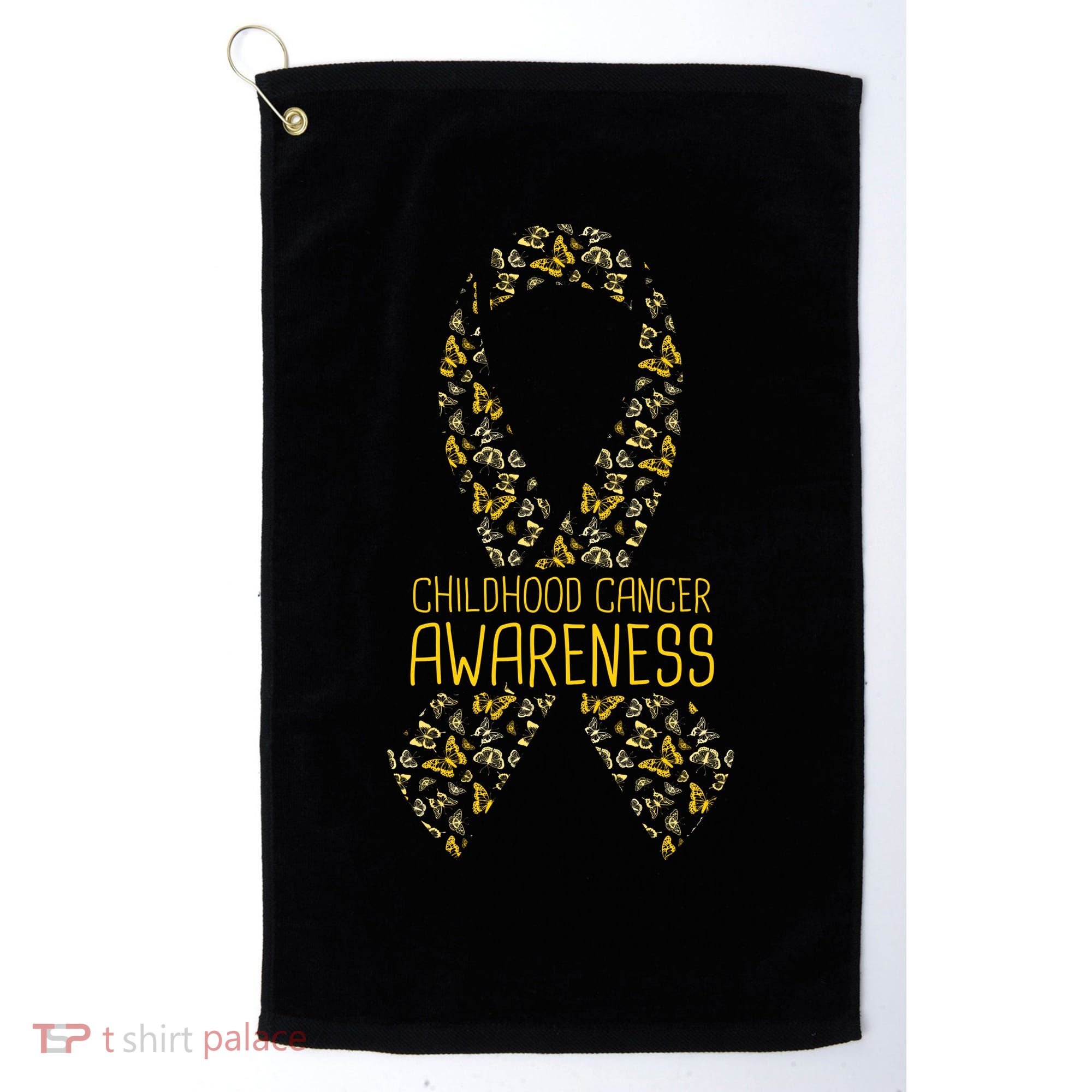 Childhood Cancer Awareness Golf Towel