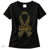 Childhood Cancer Awareness Women's T-Shirt thumb 0