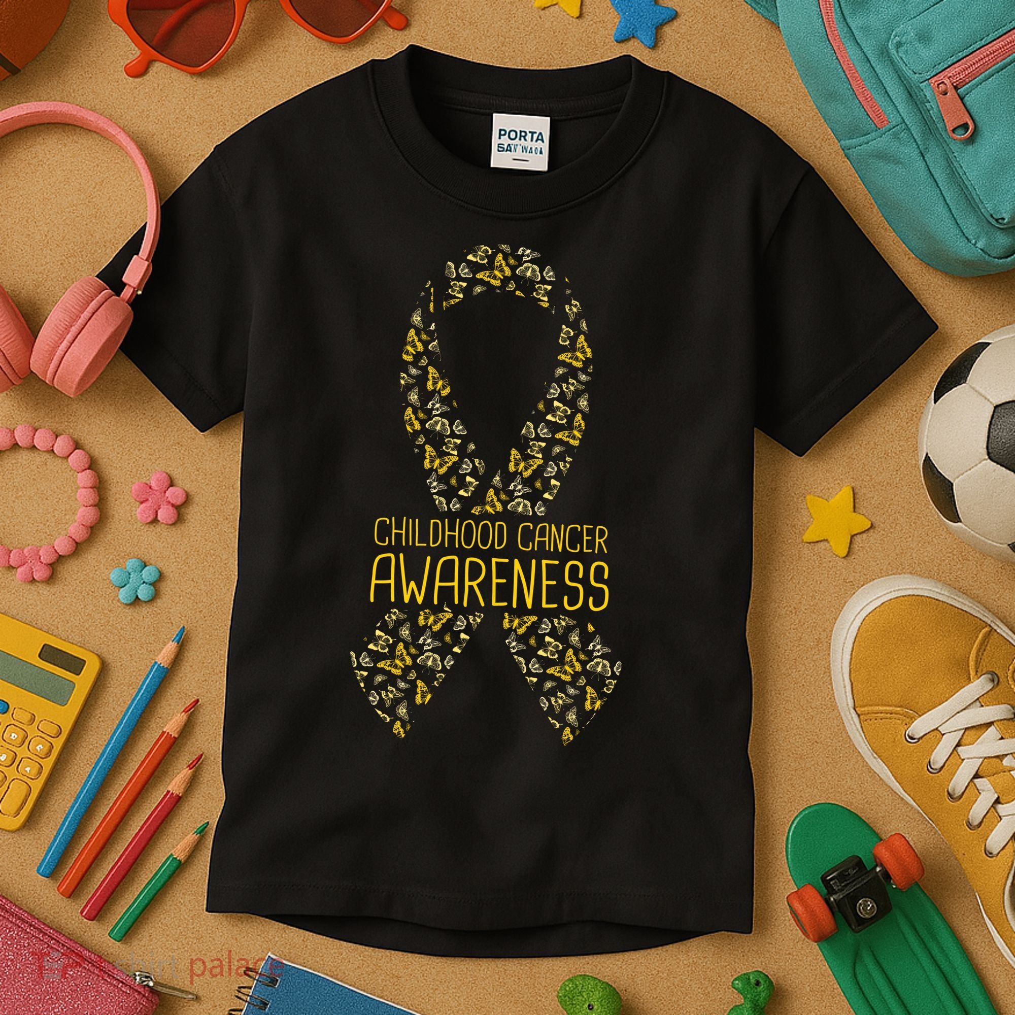 Childhood Cancer Awareness Kids T-Shirt