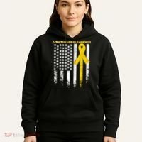 Childhood Cancer Awareness Flag Hoodie thumb 5