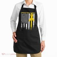 Childhood Cancer Awareness Flag Apron thumb 2