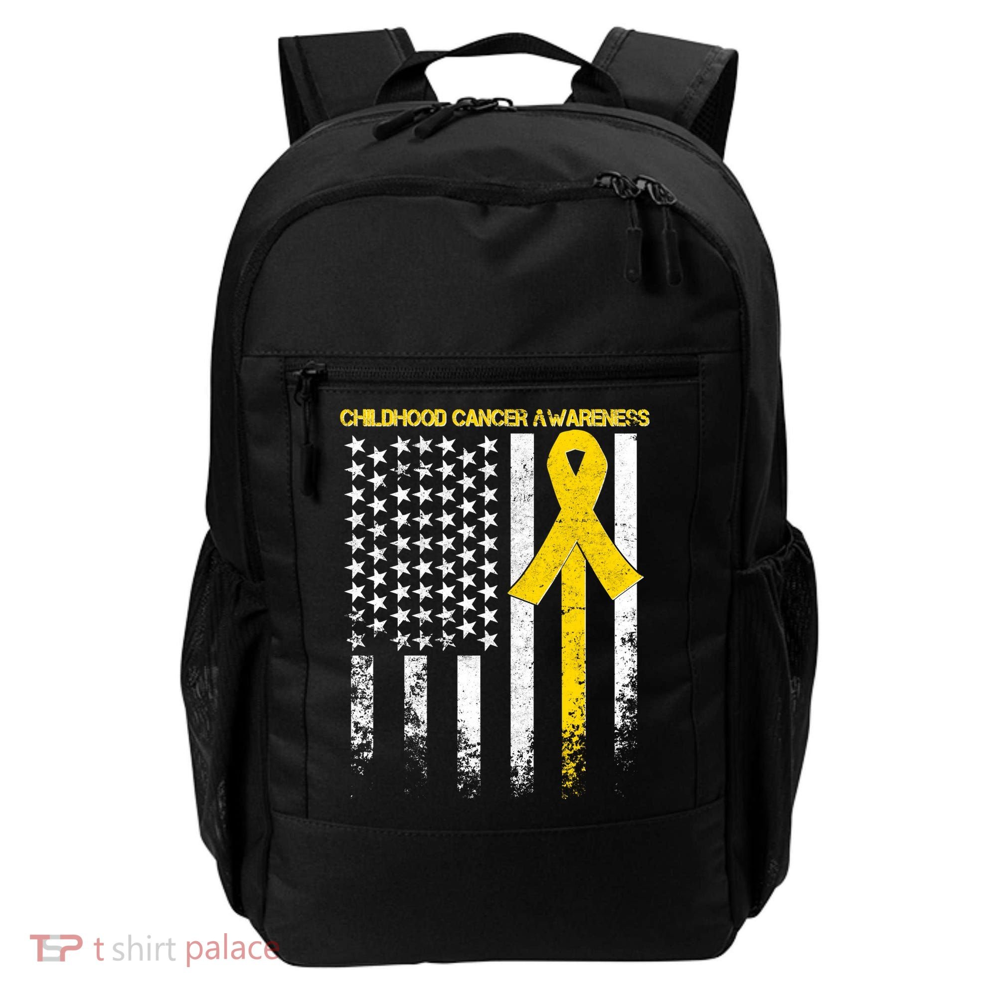 Childhood Cancer Awareness Flag Backpack