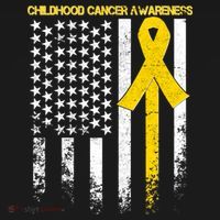 Childhood Cancer Awareness Flag Bucket Hat thumb 4