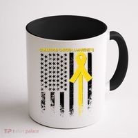 Childhood Cancer Awareness Flag Coffee Mug thumb 1