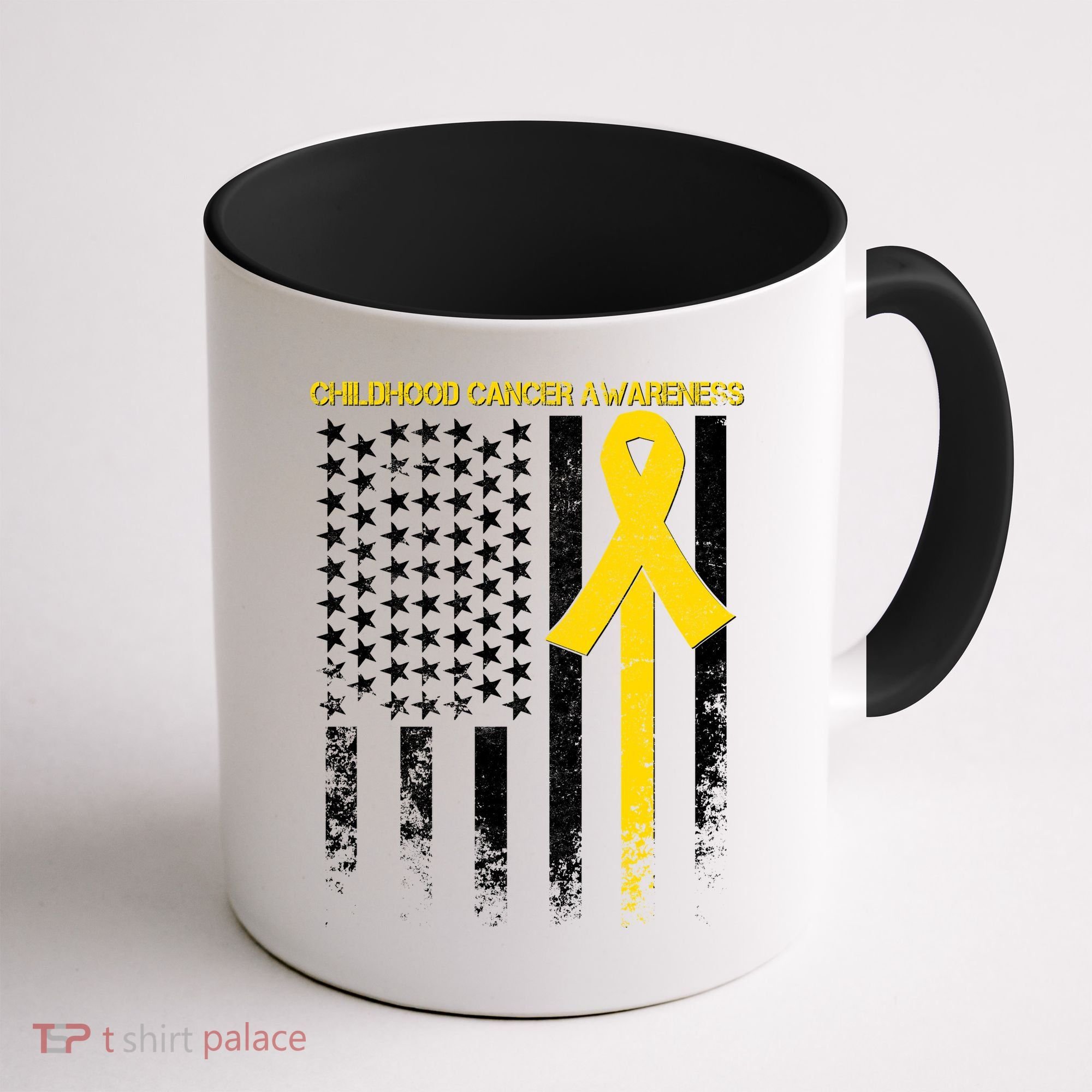 Childhood Cancer Awareness Flag Coffee Mug