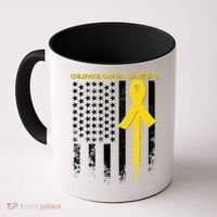 Childhood Cancer Awareness Flag Coffee Mug thumb 0