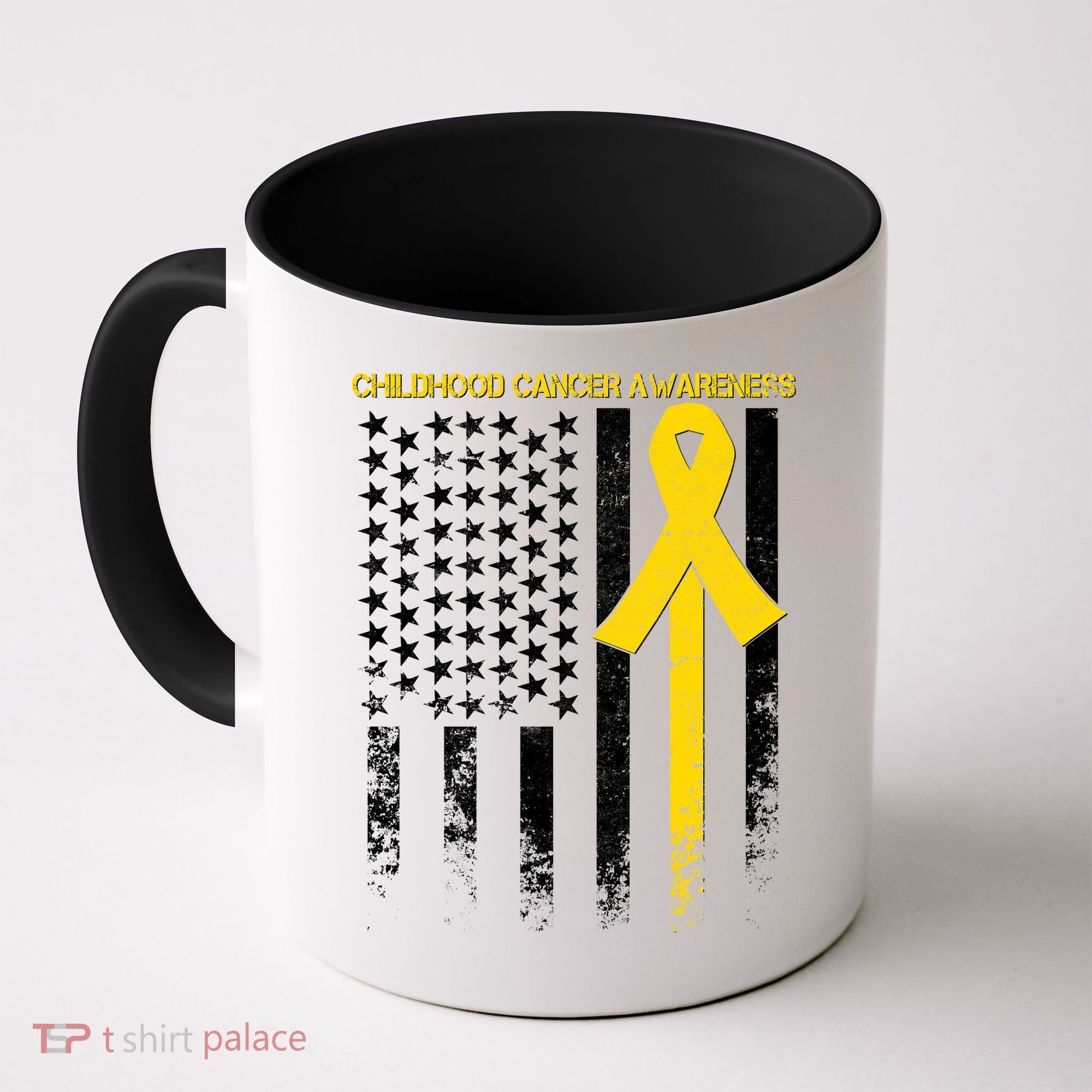 Childhood Cancer Awareness Flag Coffee Mug