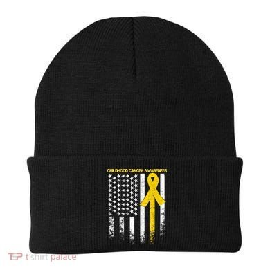 Childhood Cancer Awareness Flag Beanie